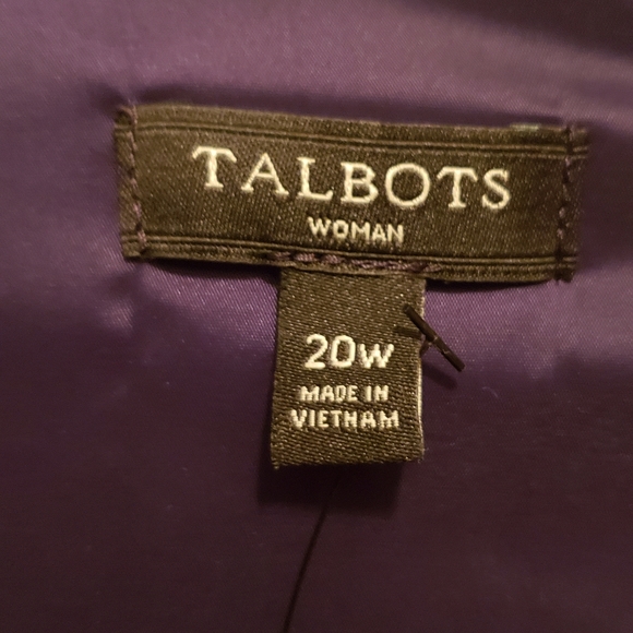 TALBOTS Navy, fully-lined, sleeveless dress - 20W ***NWT*** - Picture 5 of 6